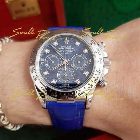 daytona oro bianco daytona fondo blu|Acquistare Rolex Daytona blu .